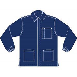 CASACO HR AB/F C/CARCELA P/ELA AZ ESCURO * CASACO HR AB/F C/CARCELA P/ELA AZ ESCURO *